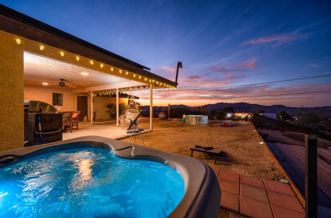 הוילה The Stargaze In Joshua Tree - Pool, Hot Tub, Views מראה חיצוני תמונה