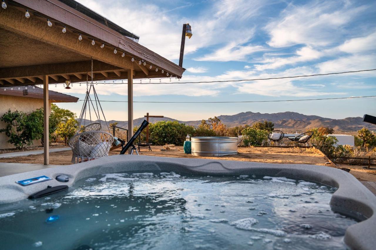 הוילה The Stargaze In Joshua Tree - Pool, Hot Tub, Views מראה חיצוני תמונה