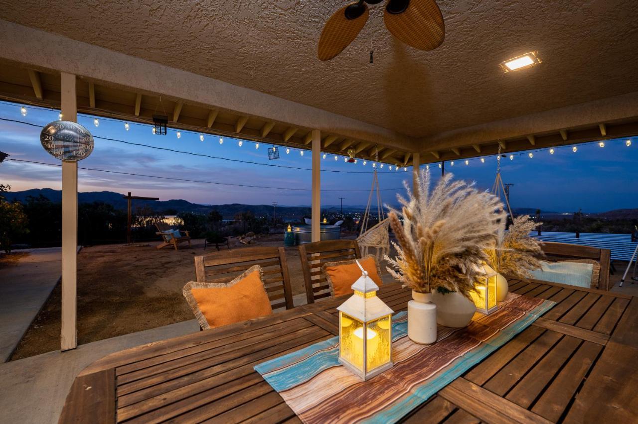 הוילה The Stargaze In Joshua Tree - Pool, Hot Tub, Views מראה חיצוני תמונה