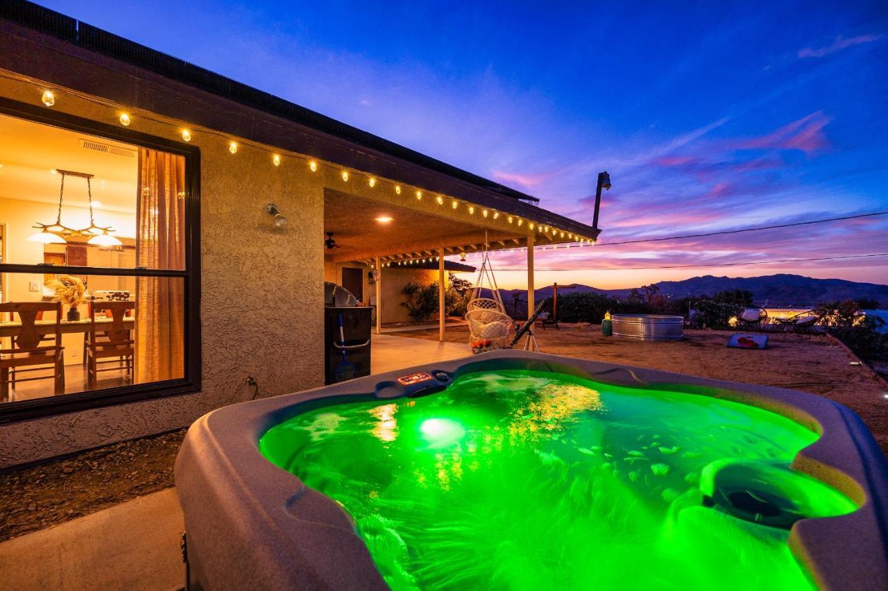 הוילה The Stargaze In Joshua Tree - Pool, Hot Tub, Views מראה חיצוני תמונה
