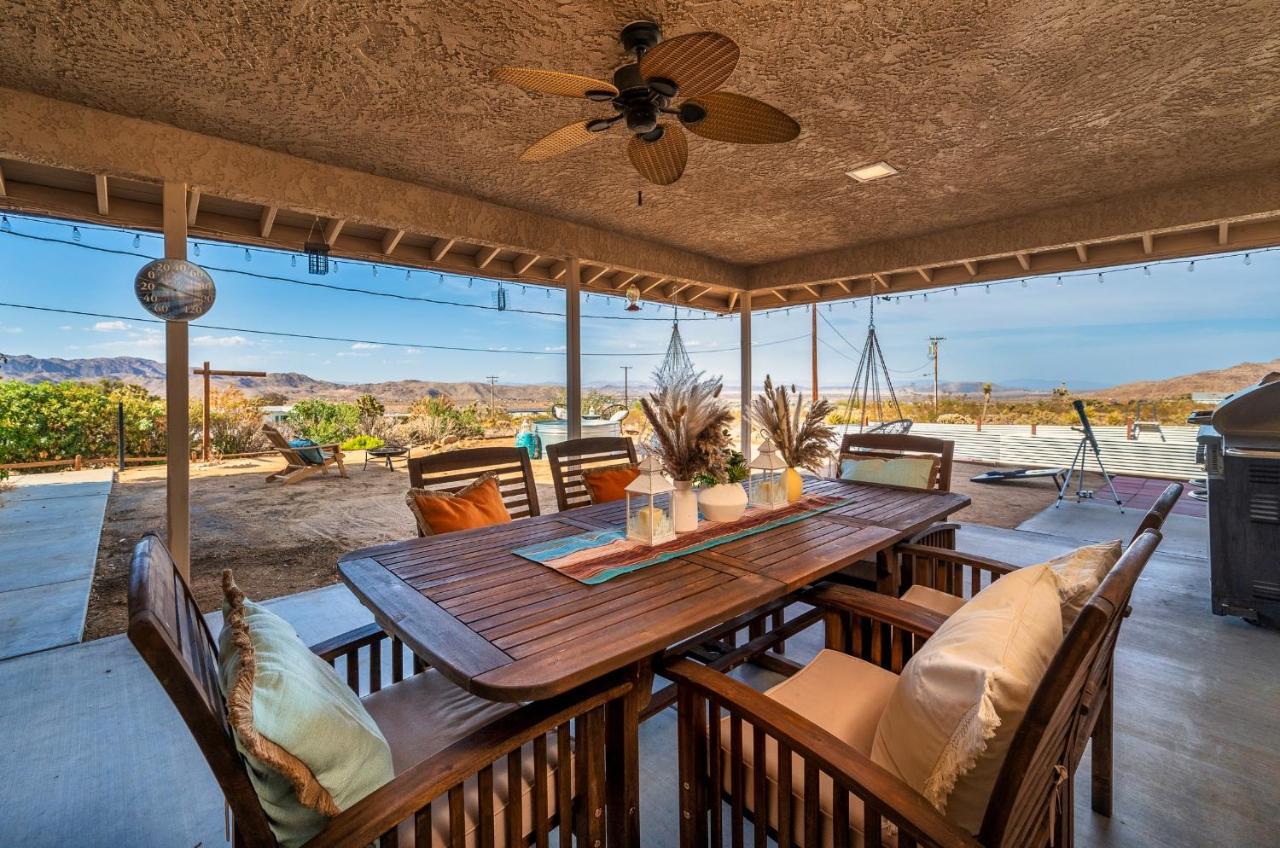 הוילה The Stargaze In Joshua Tree - Pool, Hot Tub, Views מראה חיצוני תמונה
